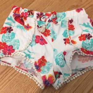 Colorful flower shorts